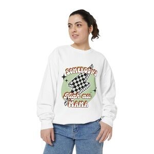 White Graphic Women's Sweater